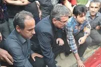 (تصویر) برانکو بر مزار هادی نوروزی