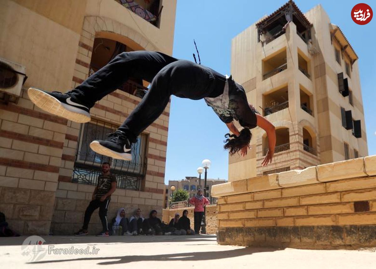 تصاویر/ پارکور زنان مصری