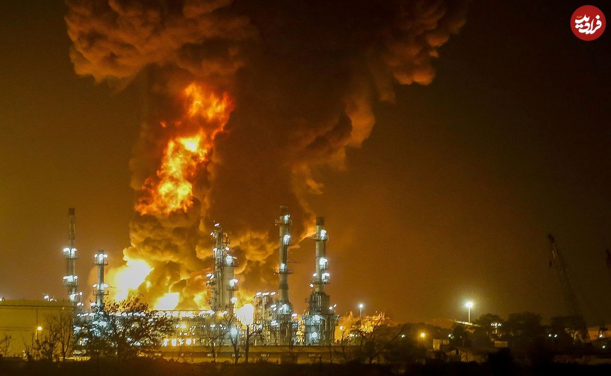 ماجرای آتش‌سوزی پالایشگاه نفت تهران