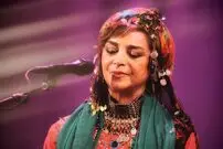 (عکس) سفر در زمان؛ «سیما بینا در کنار دولت‌آبادی و فریدون مشیری»؛ دهه 60