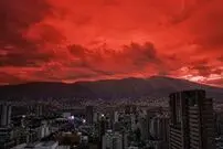 عکس| آسمان خونین پس از زلزله؛ چرا آسمان «کاراکاس» قرمز شد؟