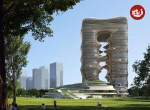 شاهکار جدید معماری زاها حدید در چین؛ ساختمانی مواج که گویی از آینده آمده است