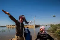 تصاویر/ پیش روی سیل در خوزستان