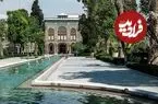 عکس| سفر زمان؛ عکس یادگاری «بنّاها در حیاط انارستان» در دوران ناصرالدین شاه