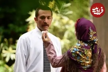 عکس| سفر زمان؛ «قربان» (سریال سوجان) در کنار «علی انصاریان» در حرم امام رضا (ع)