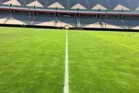 (ویدئو) روش عجیب و خنده دار آبیاری چمن استادیوم آزادی