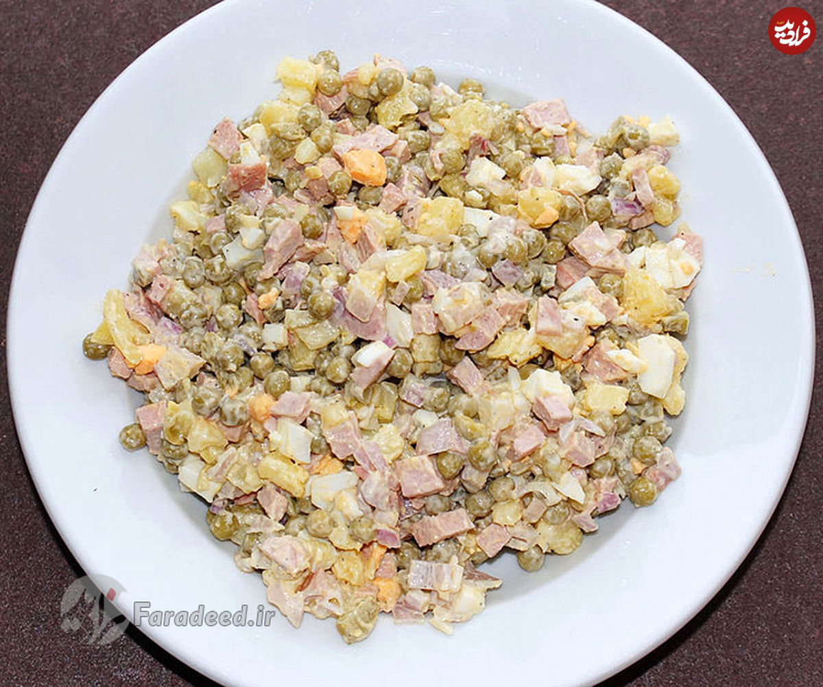 تاریخچه تهیه سالاد اولیویه