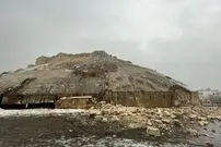 (عکس) زلزله ترکیه این قلعه تاریخی را ویران کرد