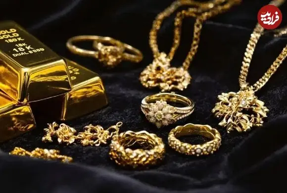 قیمت طلا 18 عیار و طلا 24 عیار امروز پنجشنبه 8 مرداد 1405