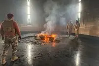 ( عکس) محل دفن حافظ اسد در سوریه؛ قبل و بعد از سوزاندن 