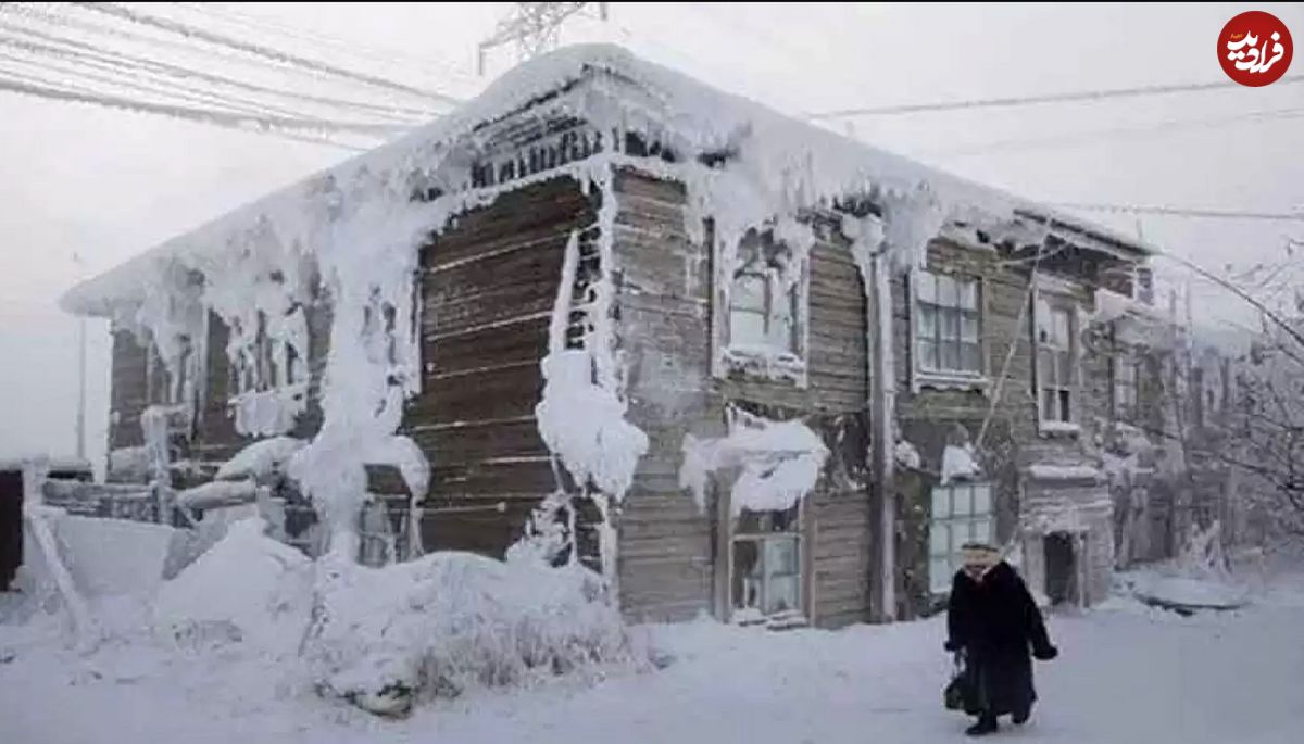 (ویدئو) زندگی عجیب  مرد روس در سرمای منفی ۷۵ درجه