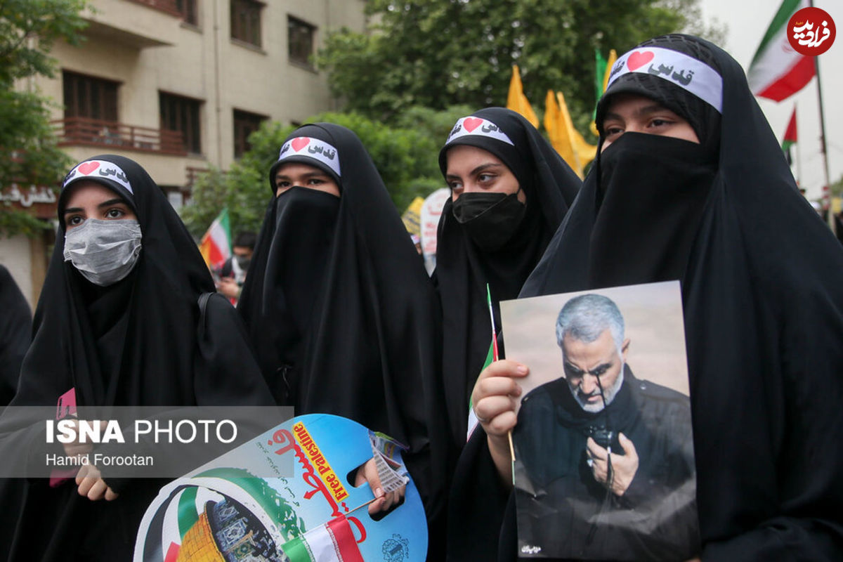 راهپیمایی روز قدس ۱۴۰۱ در تهران