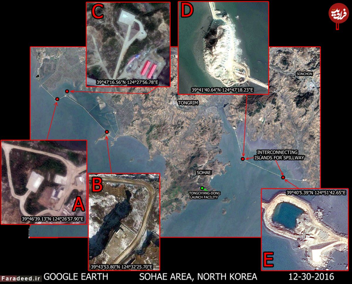 تصاویر/ موشک‌های کره شمالی از کجا شلیک می‌شوند؟