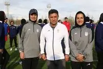 (عکس) زنان مهمان ویژه تمرین تیم ملی