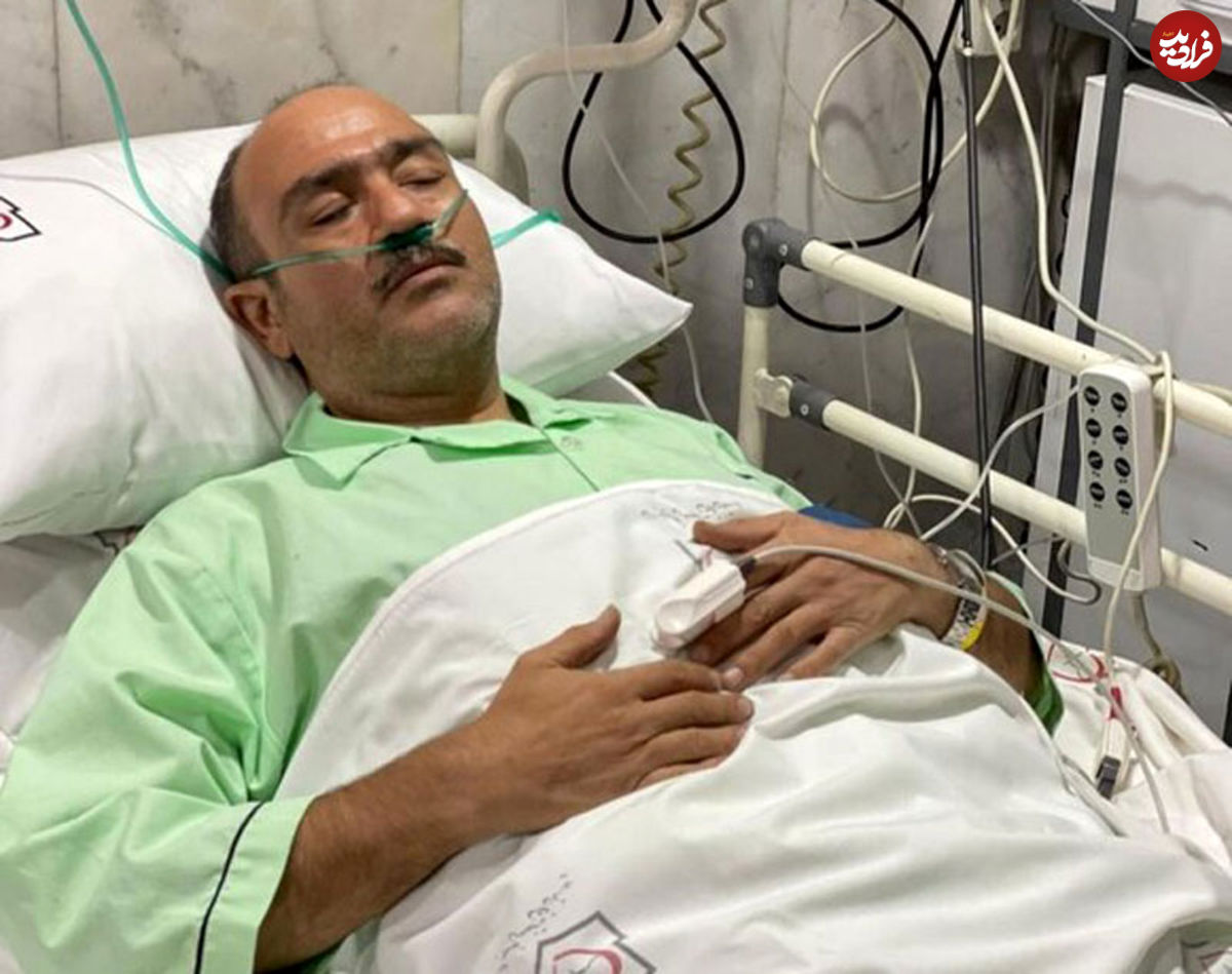 عکس/ مهران غفوریان سکته کرد
