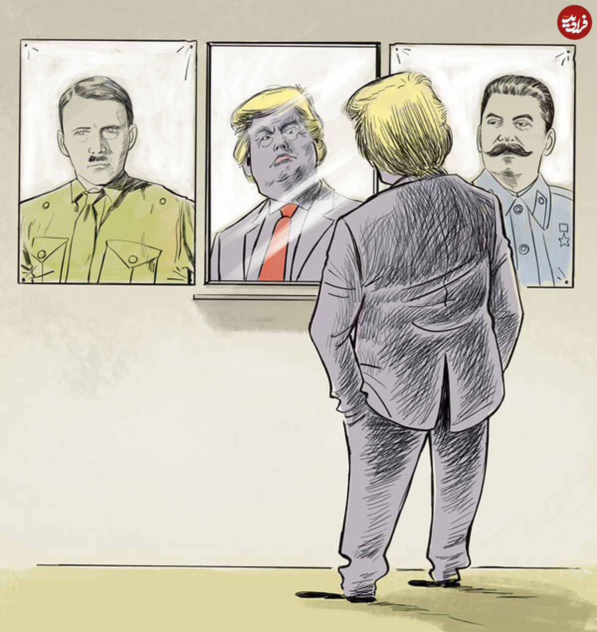 کاریکاتور/ اینم ژن خوب آقای ترامپ!