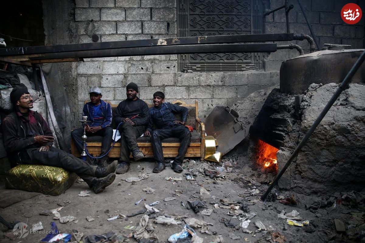 تصاویر/ تولید سوخت از زباله در سوریه