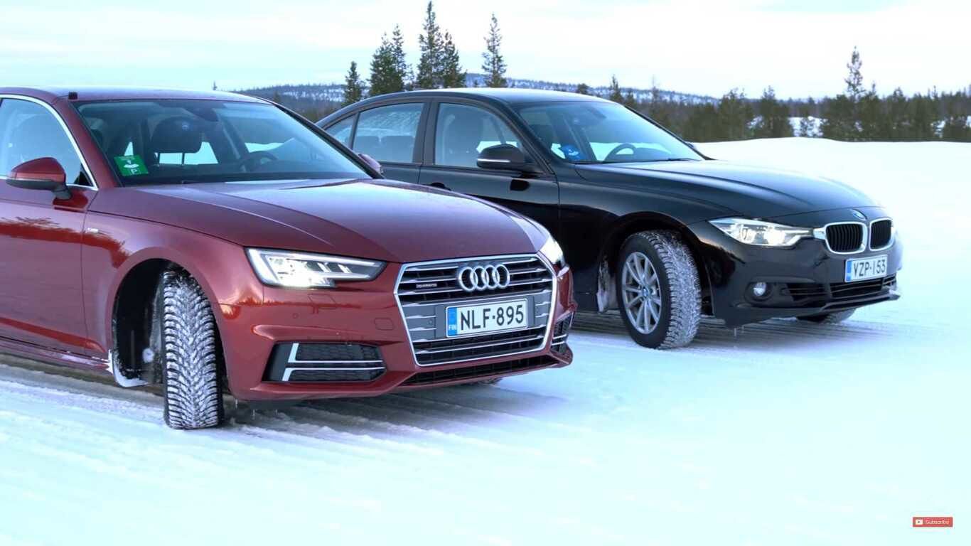 (ویدئو) شکست BMW مقابل آئودی در برف