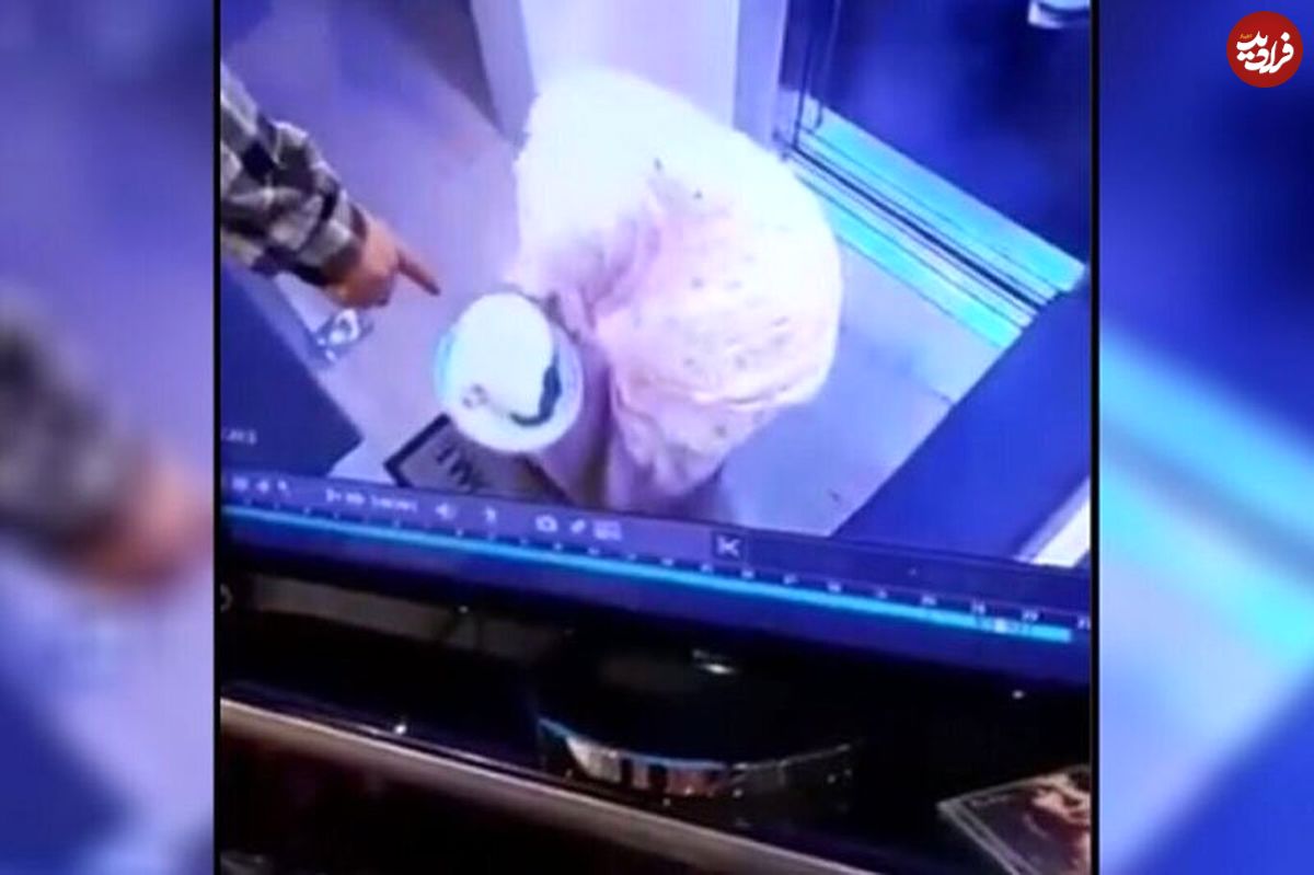 (ویدئو) شیوه باورنکردنی سرقت؛ دزدی عجیب با چادر و آش نذری!
