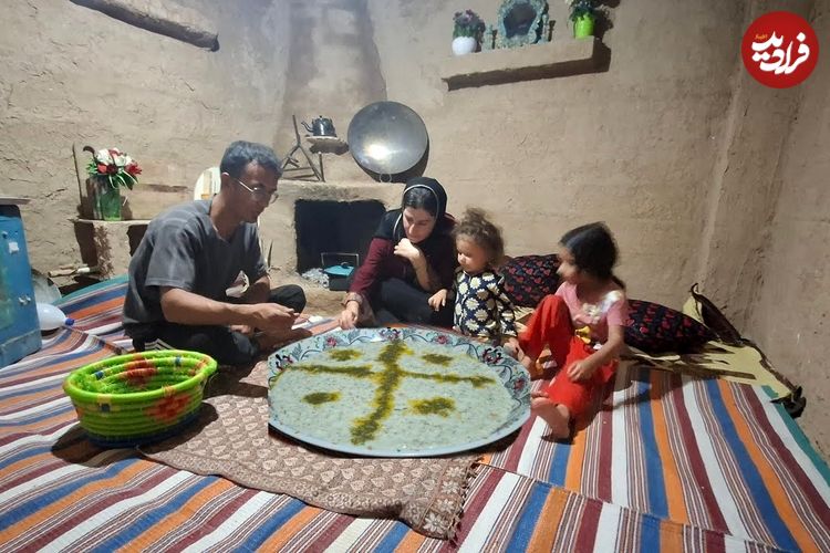 ببییند؛ غذای روستایی در ایران؛ تهیه آش دوغ سنتی روی هیزم توسط زوج روستایی