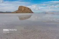 (تصاویر) دریاچه ارومیه ۵۴ روز بعد از آغاز آبگیری مجدد