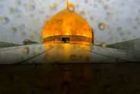 (ویدئو) بارش شدید باران و تگرگ در نجف اشرف