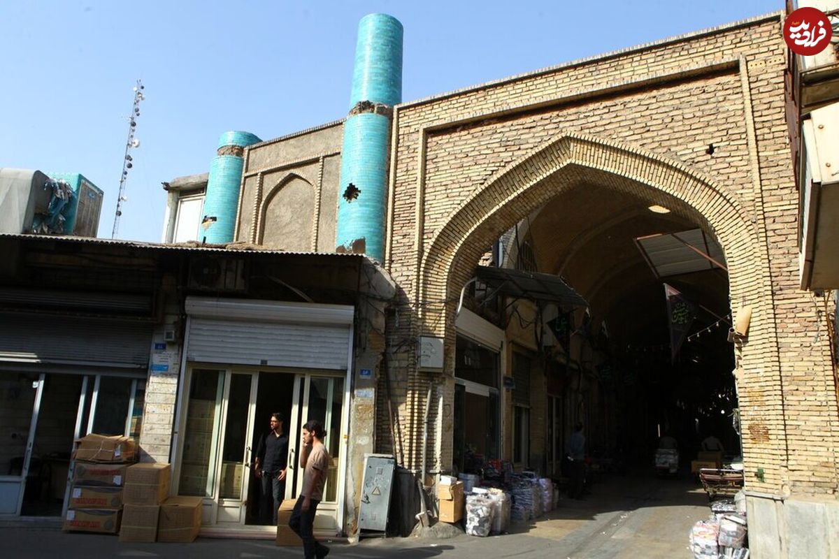 (عکس) تنها بازمانده ۱۸۲ساله حصار ناصری؛ رستم و دیو این دروازه کجاست؟