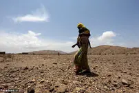 تصاویر/ سایه قحطی و مرگ بر فراز آفریقا