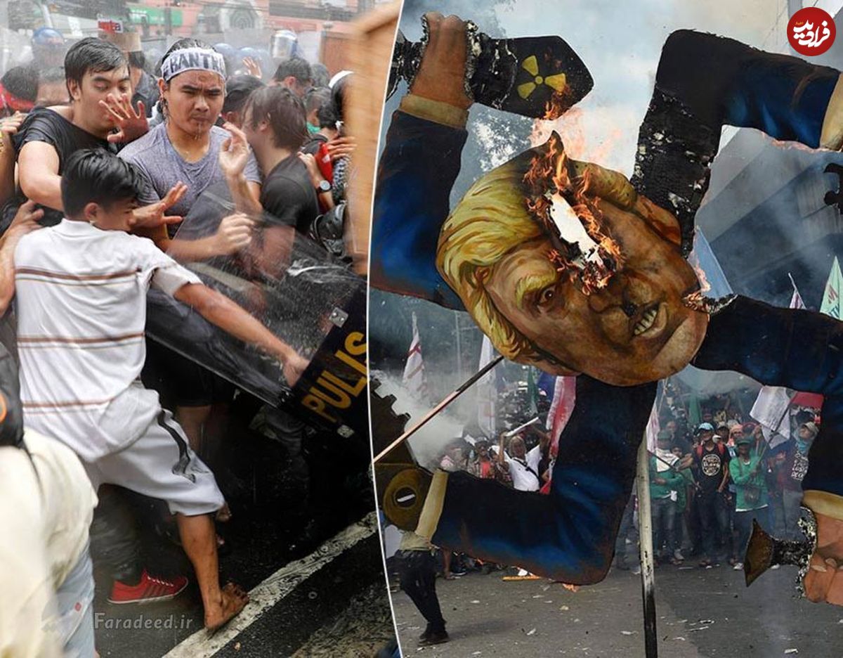 تصاویر/ تظاهرات ضد ترامپ مردم فیلیپین