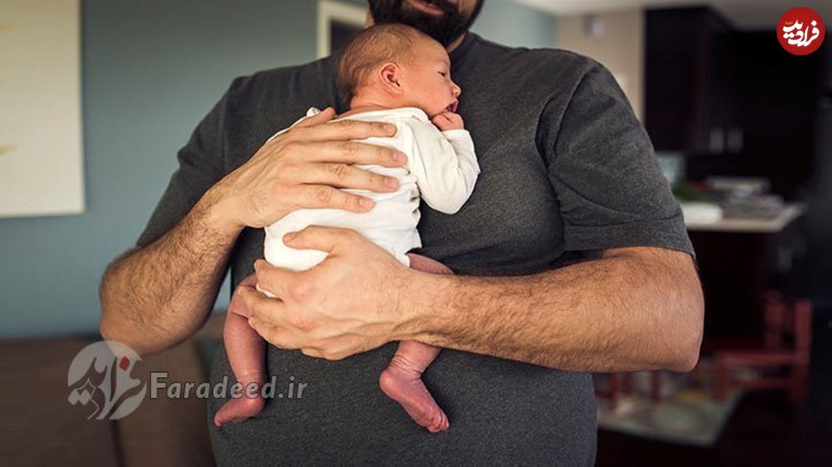 استرس پدرها به نوزادان ارث میرسد