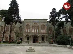 عکس| سفر زمان؛ منظرۀ زیبای «تالار عاج» در کاخ گلستان در دوران ناصرالدین شاه