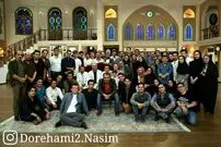 عکس/ خداحافظی مهران مدیری و عوامل دورهمی