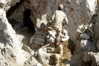 (ویدئو) ریزش معدن در کنگو و شجاعت یکی از کارگران
