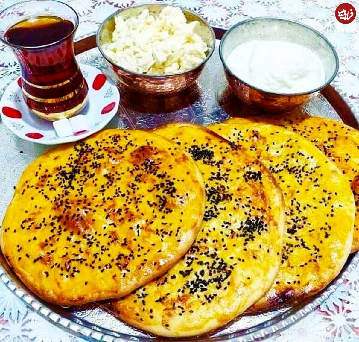 کولیره؛ نانی که به نخ کشیده میشود