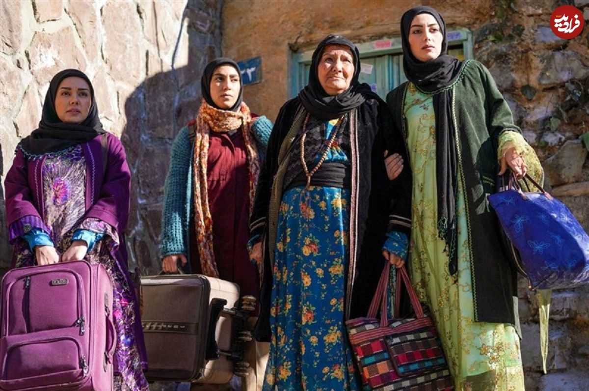 عکس؛ سفر در زمان؛ «مه لقا خانم» سریال نون خ بعد 7 سال در 78 سالگی