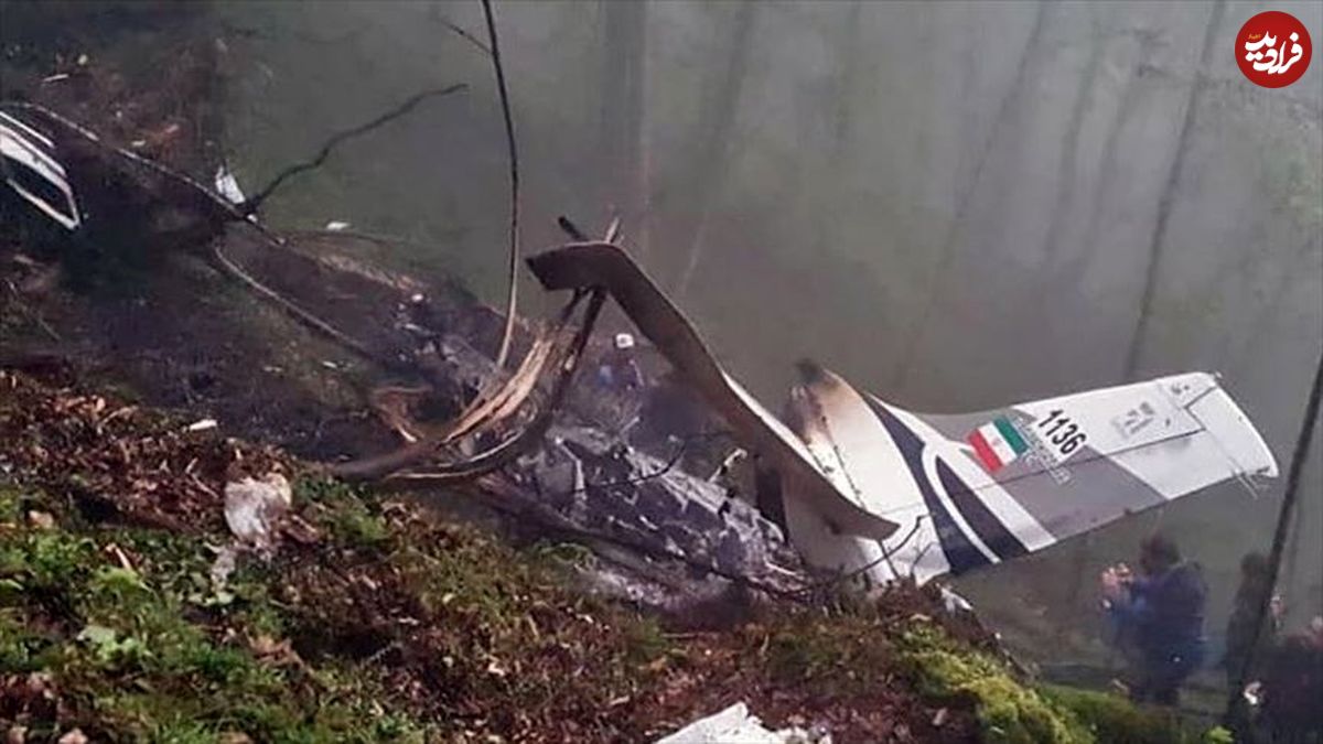 سقوط هواپیمای آموزشی در مازندران