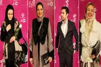 عکس/ بازیگران در مراسم افتتاحیه