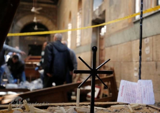 تصاویر/ حمله تروریستی به کلیسای قاهره