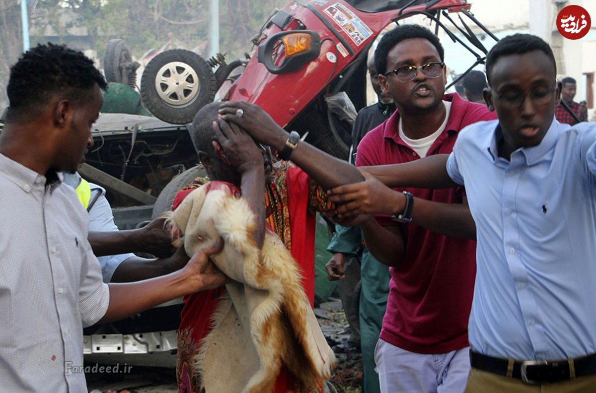 تصاویر/ انفجار مرگبار در سومالی