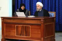 تصاویر/ روحانی در سرشماری شرکت کرد