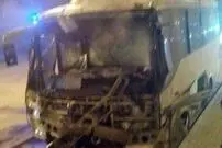 اتوبوس پلیس ترکیه منفجر شد