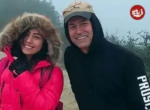 عکس| سفر زمان؛ «دانیال حکیمی» 32 ساله در کنار «نگار فروزنده»؛ سال 74