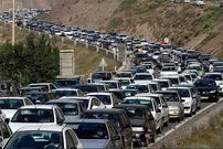 ترافیک سنگین در جاده‌های شمال