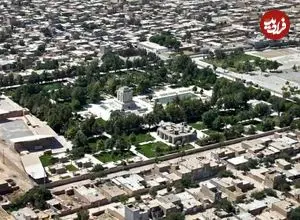 عکس| سفر به ایران قدیم؛ منظرۀ متفاوت «توس» با خانه‌های گنبدی در دوران قاجار