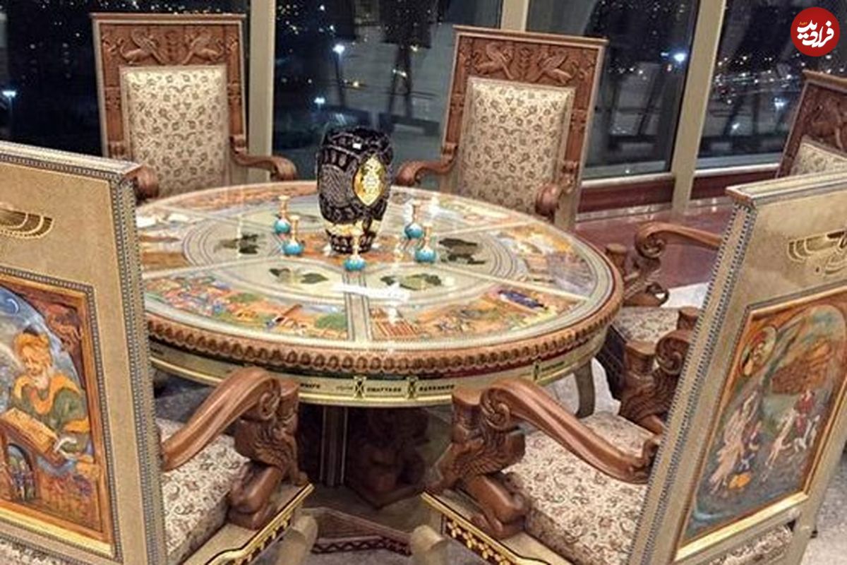 (تصاویر) مبل ۲ میلیارد تومانی در برج میلاد