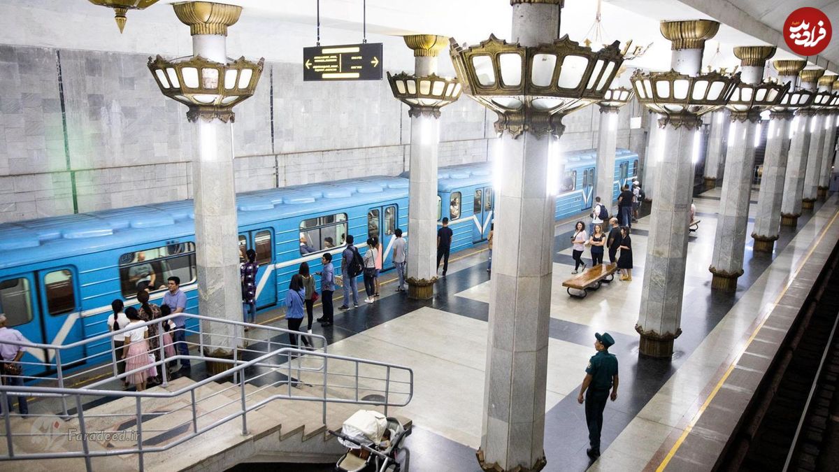 نخستین تصاویر از متروی تجملی و پر زرق و برق