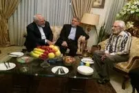 تصاویر/ عیادت ظریف و صالحی امیری از جمشید مشایخی