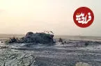 ببینید| فوران گل‌فشان در سواحل مکران؛ آتشفشانی که آتش ندارد