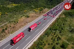 ببینید| بدرقه باشکوه‌ تیم ملی ترکیه