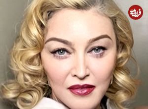 عکس| سفر در زمان؛ «مدونا» درر مراسم جوایز سالانه موسیقی آمریکا در کالیفرنیا؛ سال 1363